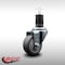 Service Caster 3'' SS Thermoplastic Rubber Wheel Swivel 1-5/8'' Expanding Stem Caster SCC-SSEX20S314-TPRB-158 - alternate 3